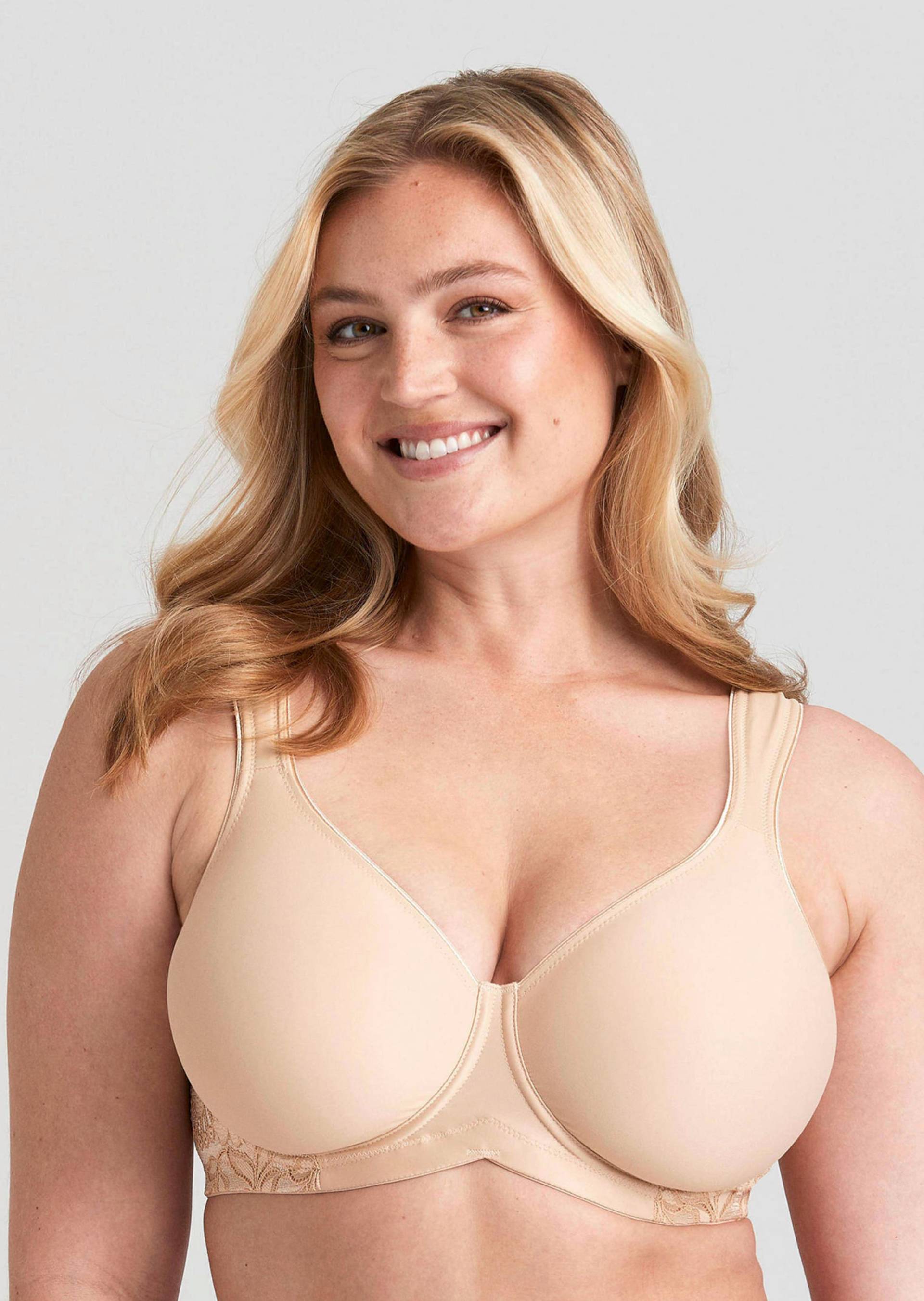 Bügel-BH gemoldet - beige - Gr. 95 C von Goldner Fashion von Goldner Fashion