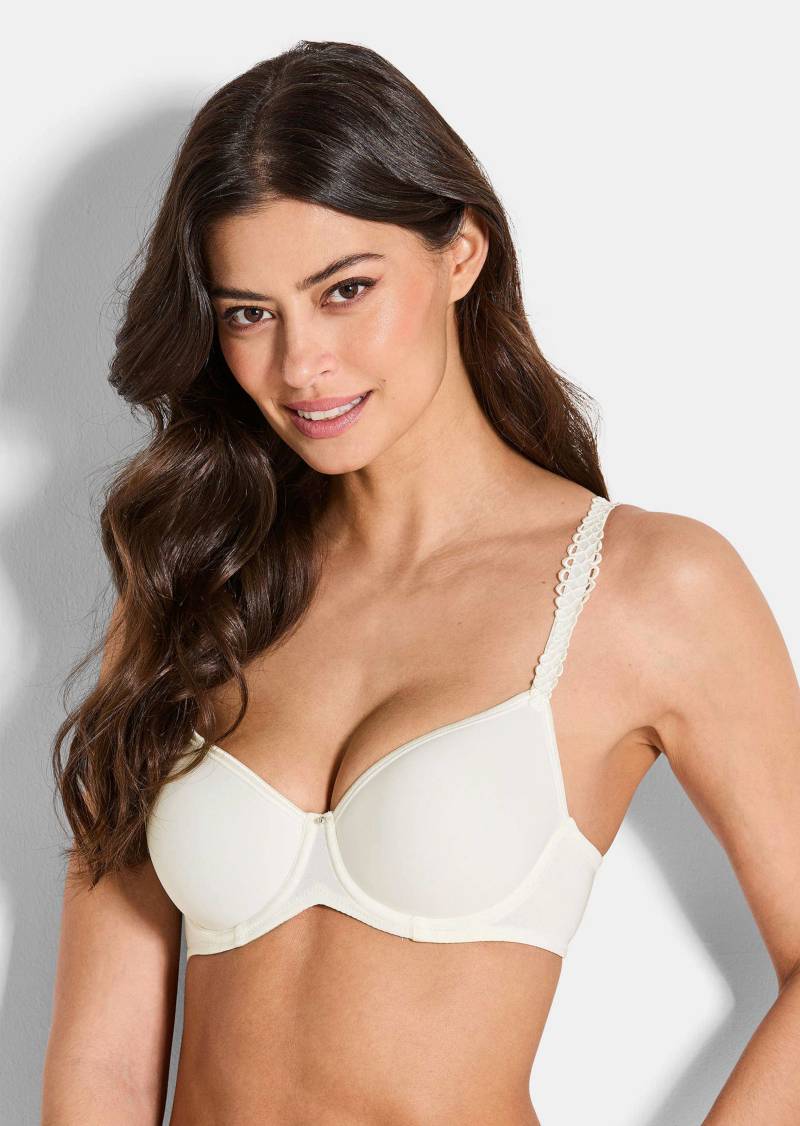 Bügel-BH mit Spacer-Cups - champagner - Gr. 100 E von Goldner Fashion von Goldner Fashion