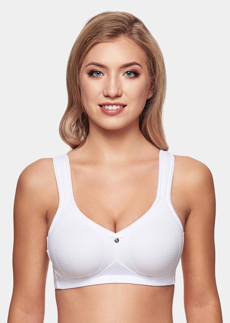 Bügelloser, gemoldeter BH - weiß - Gr. 80 D von Goldner Fashion von Goldner Fashion
