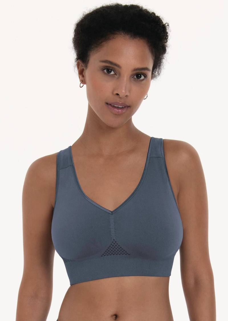 Bustier mit herausnehmbaren Cups - anthrazit - Gr. M von Goldner Fashion von Goldner Fashion