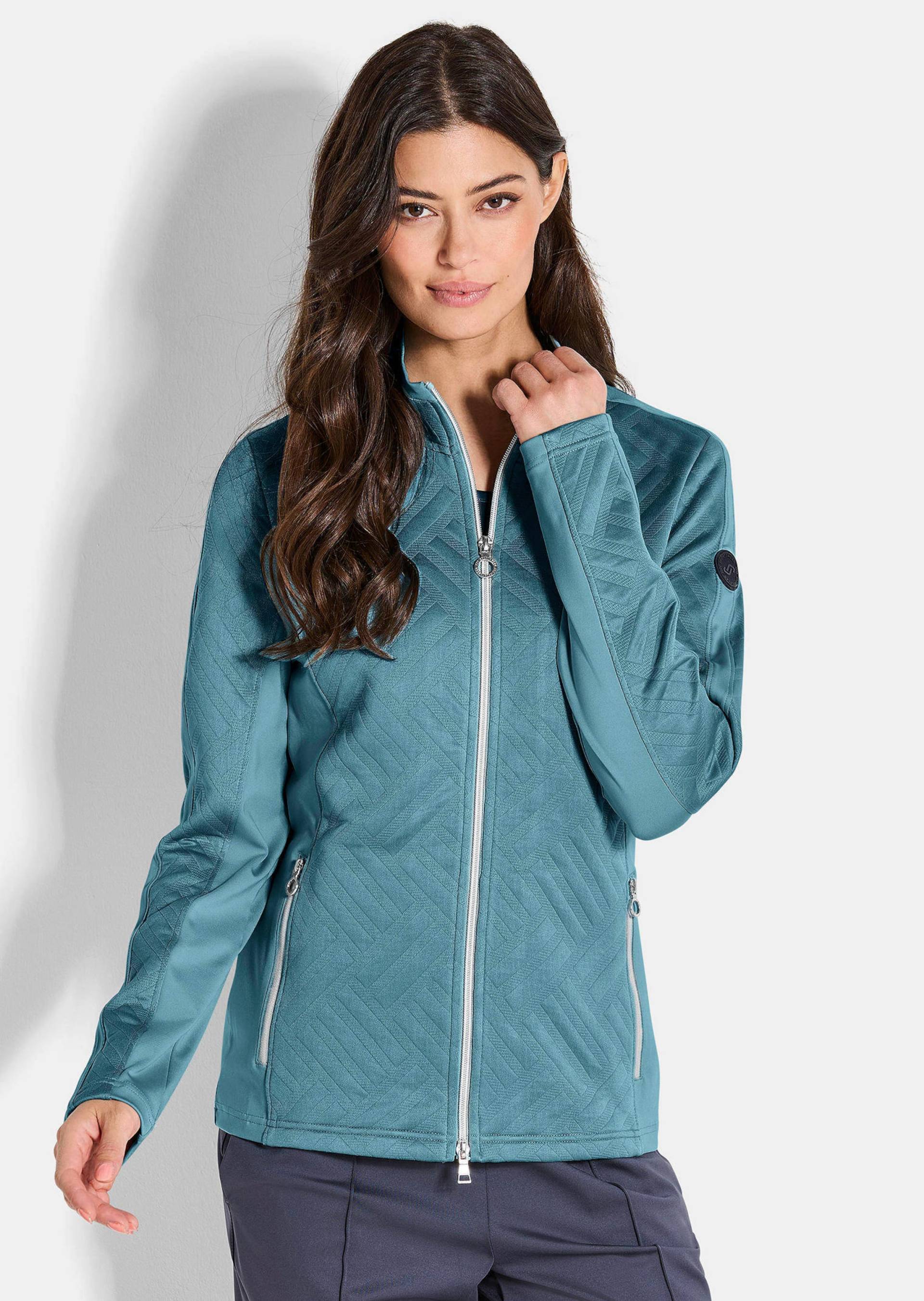 Feminine Funktionsjacke - smaragd - Gr. 40 von Goldner Fashion von Goldner Fashion