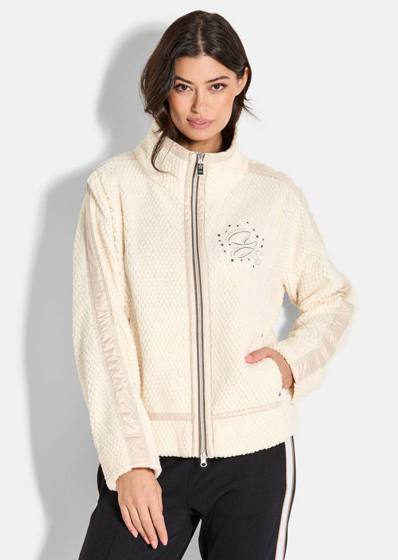 Fleecejacke in flauschiger Qualität - cremeweiß - Gr. 48 von Goldner Fashion von Goldner Fashion