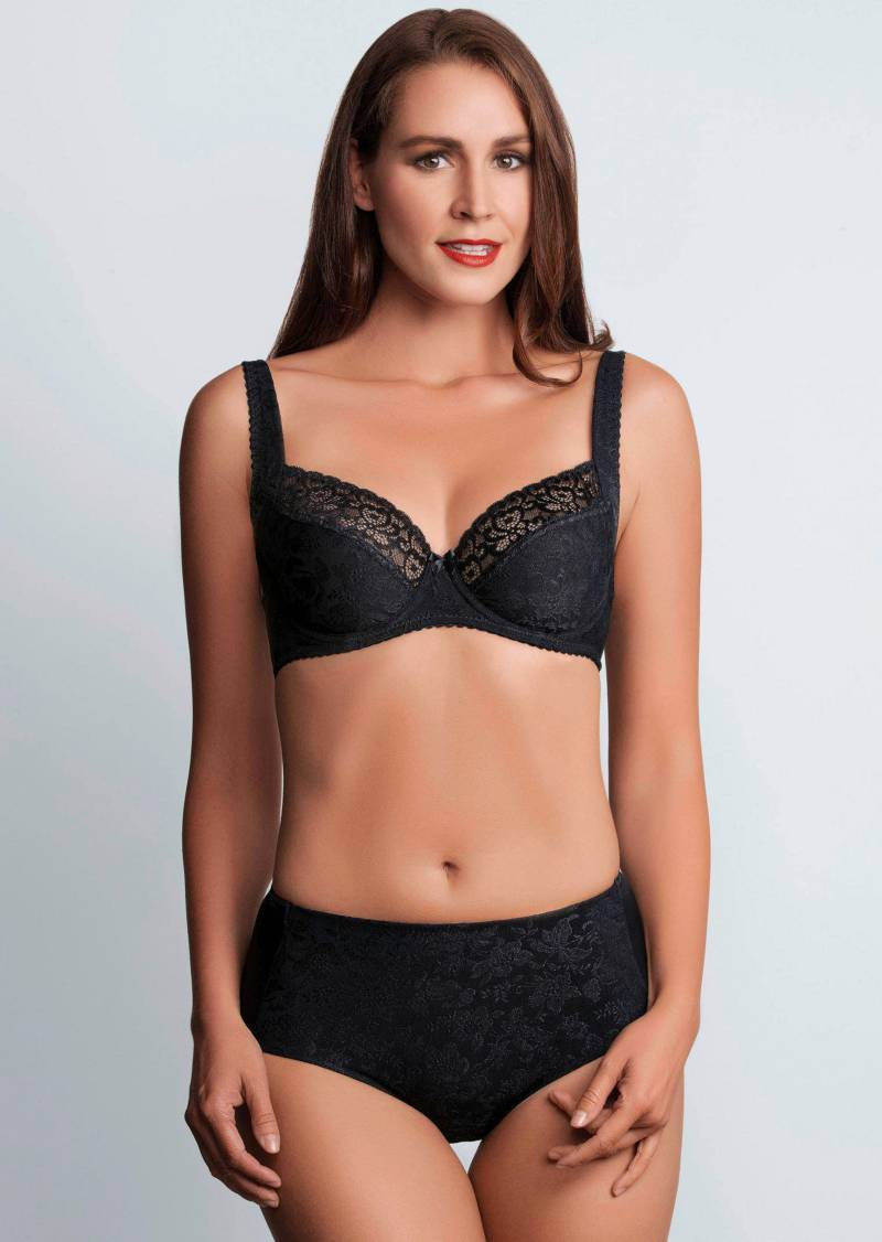 Formender Jacquard-Miederslip - schwarz - Gr. L von Goldner Fashion von Goldner Fashion