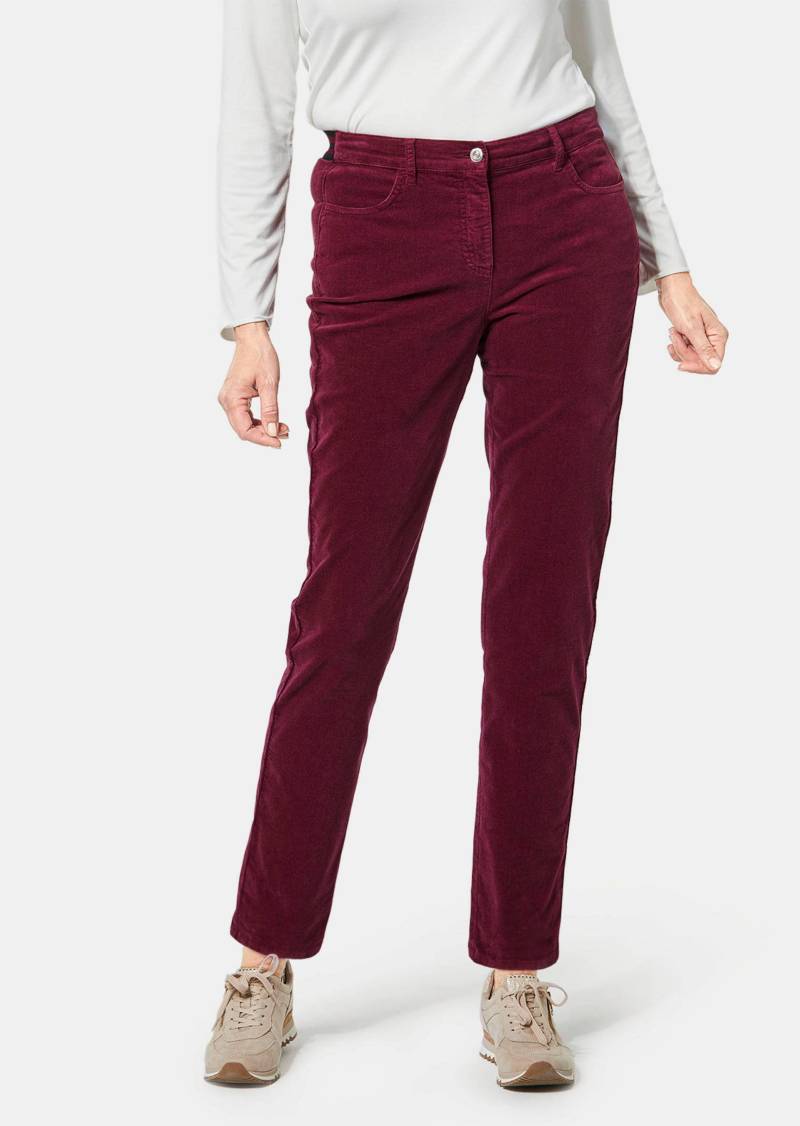 Hochwertige Sportsamthose in trendstarker Form - dunkelrot - Gr. 26 von Goldner Fashion von Goldner Fashion