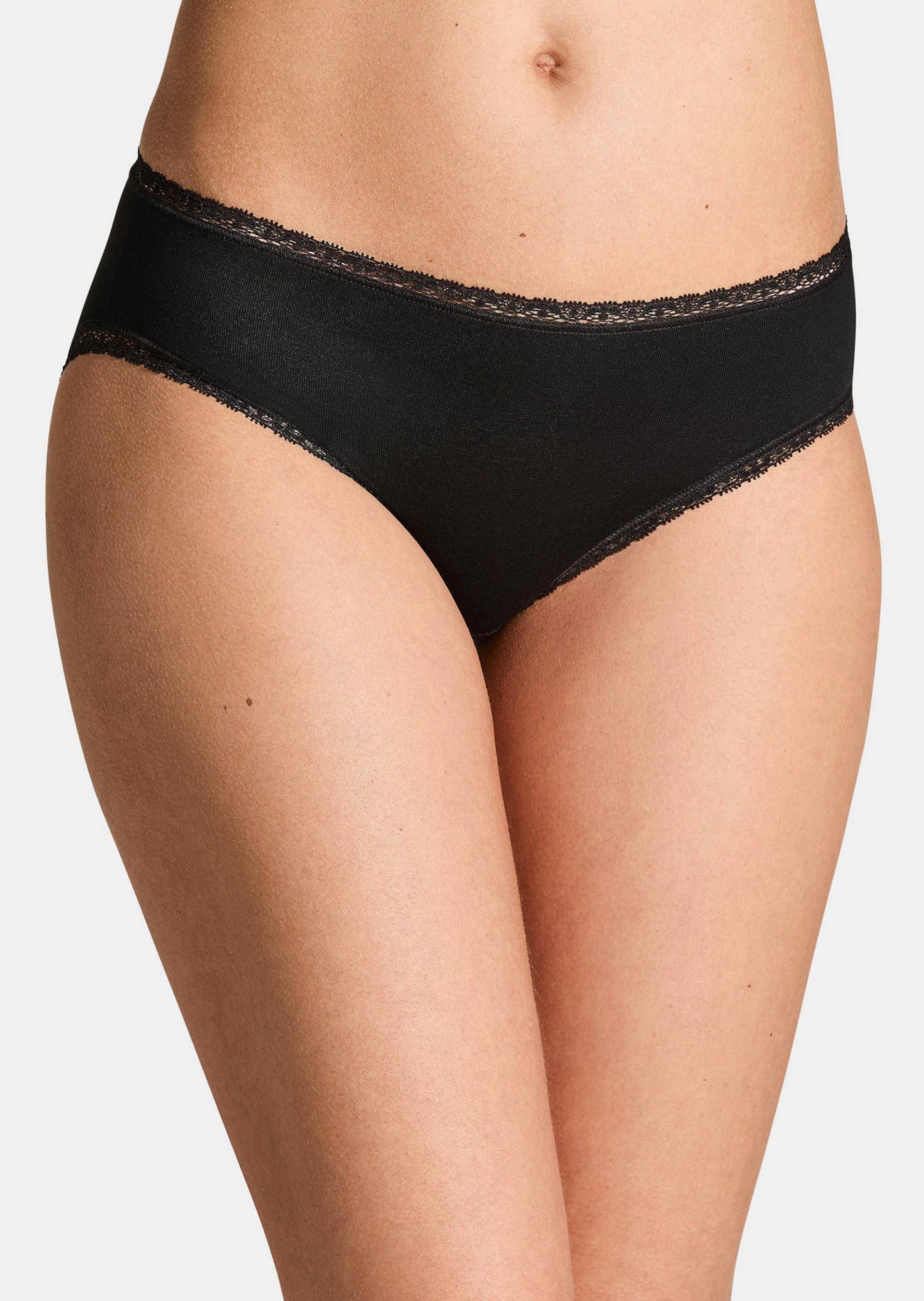 Hüftslip im 2er-Pack - schwarz - Gr. 38 von Goldner Fashion Hüftslip im 2er-Pack - schwarz - Gr. 38 von Goldner Fashion von Goldner Fashion
