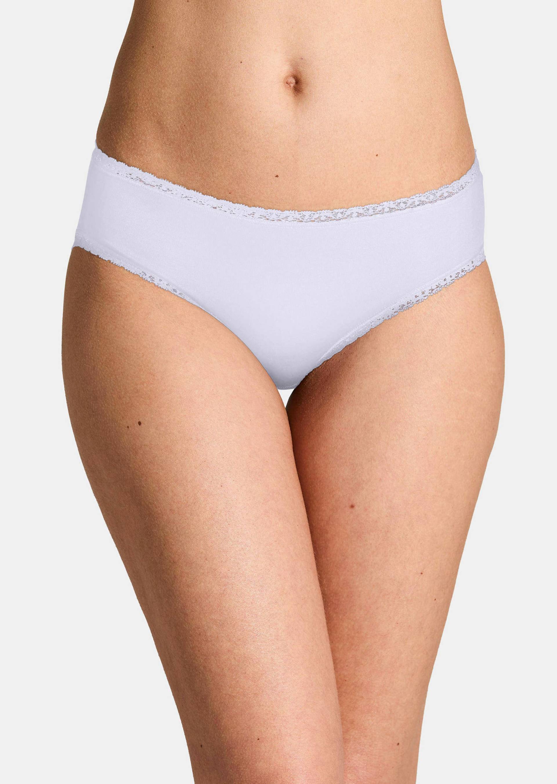 Hüftslip im 2er-Pack - weiß - Gr. 38 von Goldner Fashion Hüftslip im 2er-Pack - weiß - Gr. 38 von Goldner Fashion von Goldner Fashion