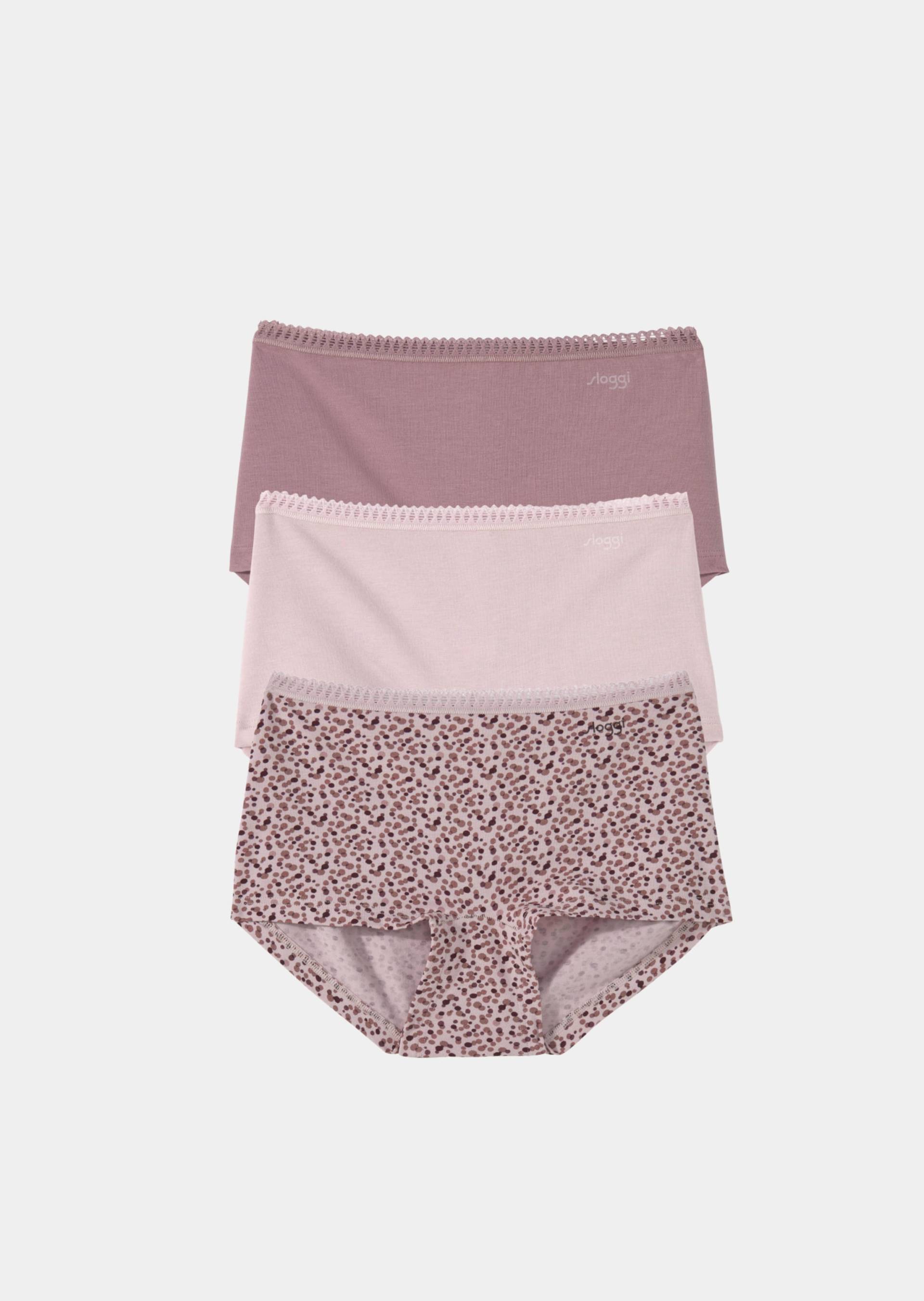 Hüftslip im 3er-Pack - rosé / gemustert - Gr. XS von Goldner Fashion Hüftslip im 3er-Pack - rosé / gemustert - Gr. XS von Goldner Fashion von Goldner Fashion