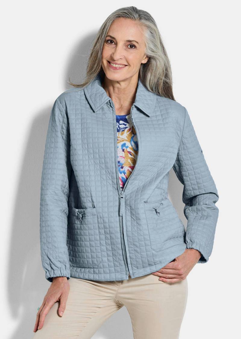 Jacke mit Waffelstepp - hellblau - Gr. 48 von Goldner Fashion von Goldner Fashion