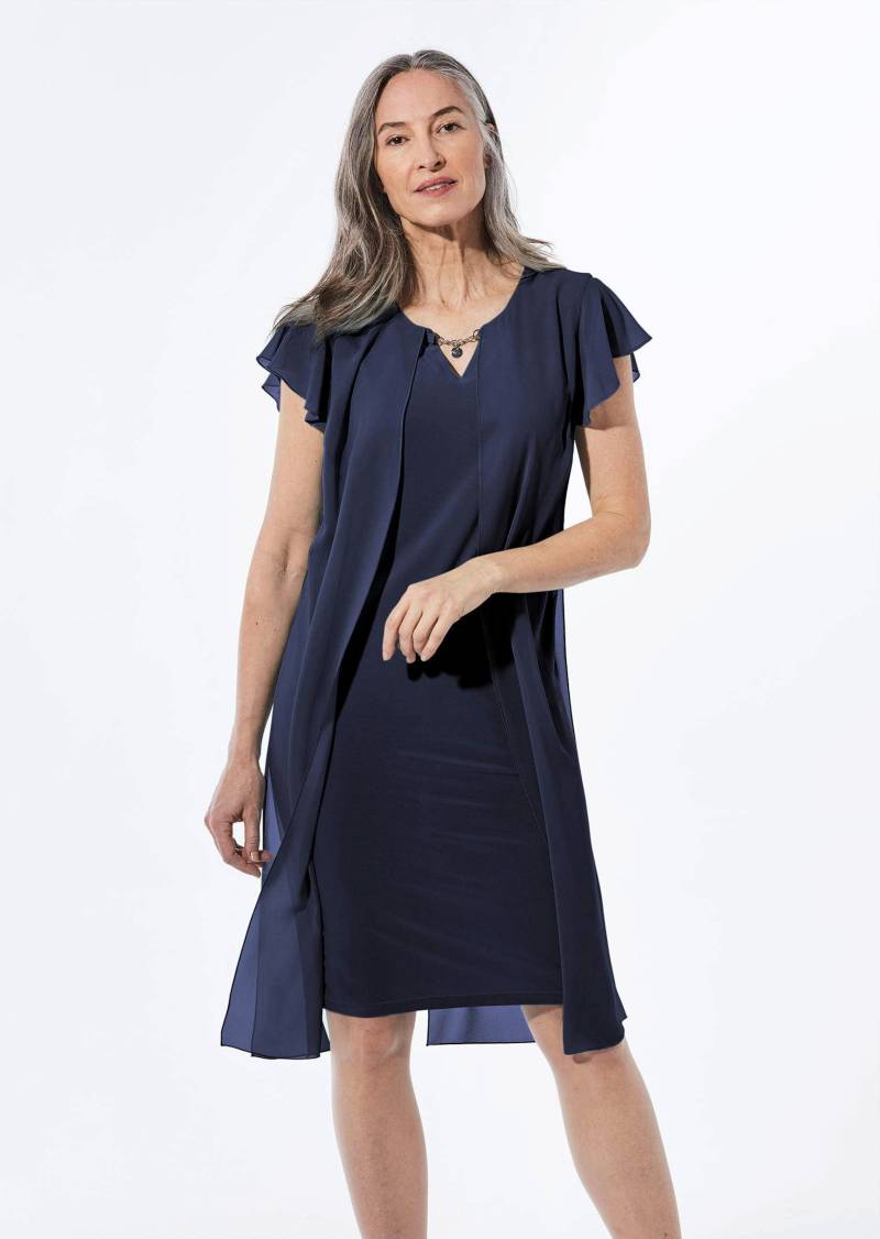 Kleid - marine - Gr. 38 von Goldner Fashion von Goldner Fashion