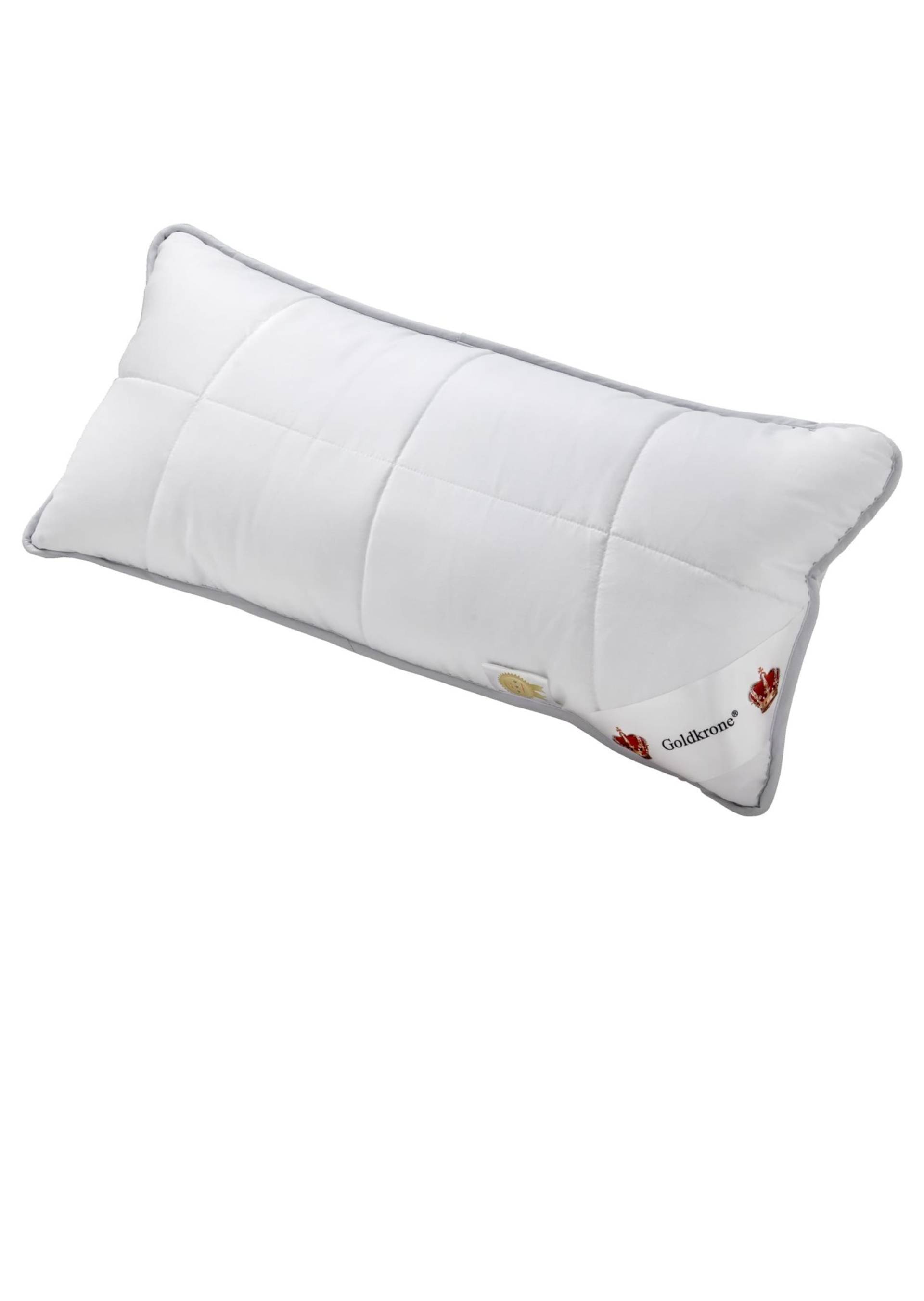 Kopfkissen - weiß - Gr. 80 x 80 cm von Goldner Fashion von Goldner Fashion