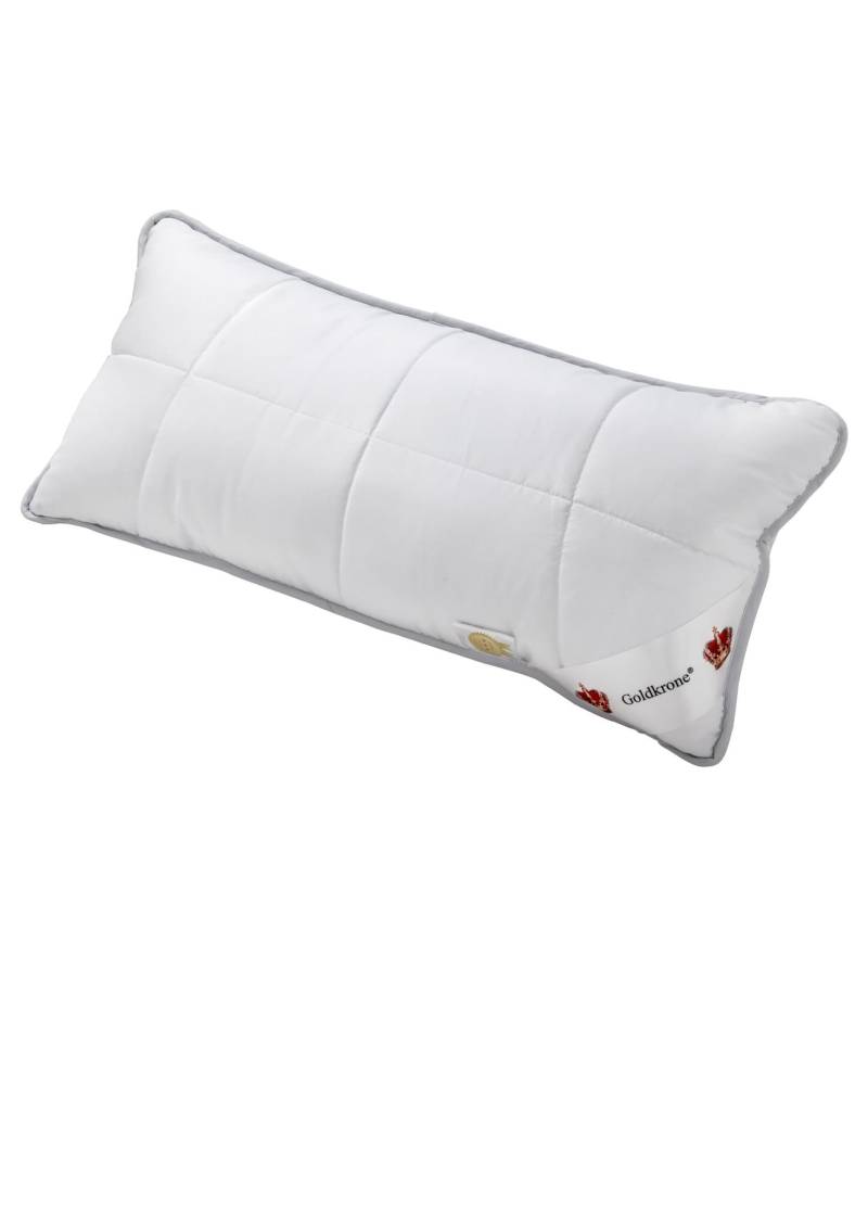 Kopfkissen - weiß - Gr. 80 x 80 cm von Goldner Fashion von Goldner Fashion