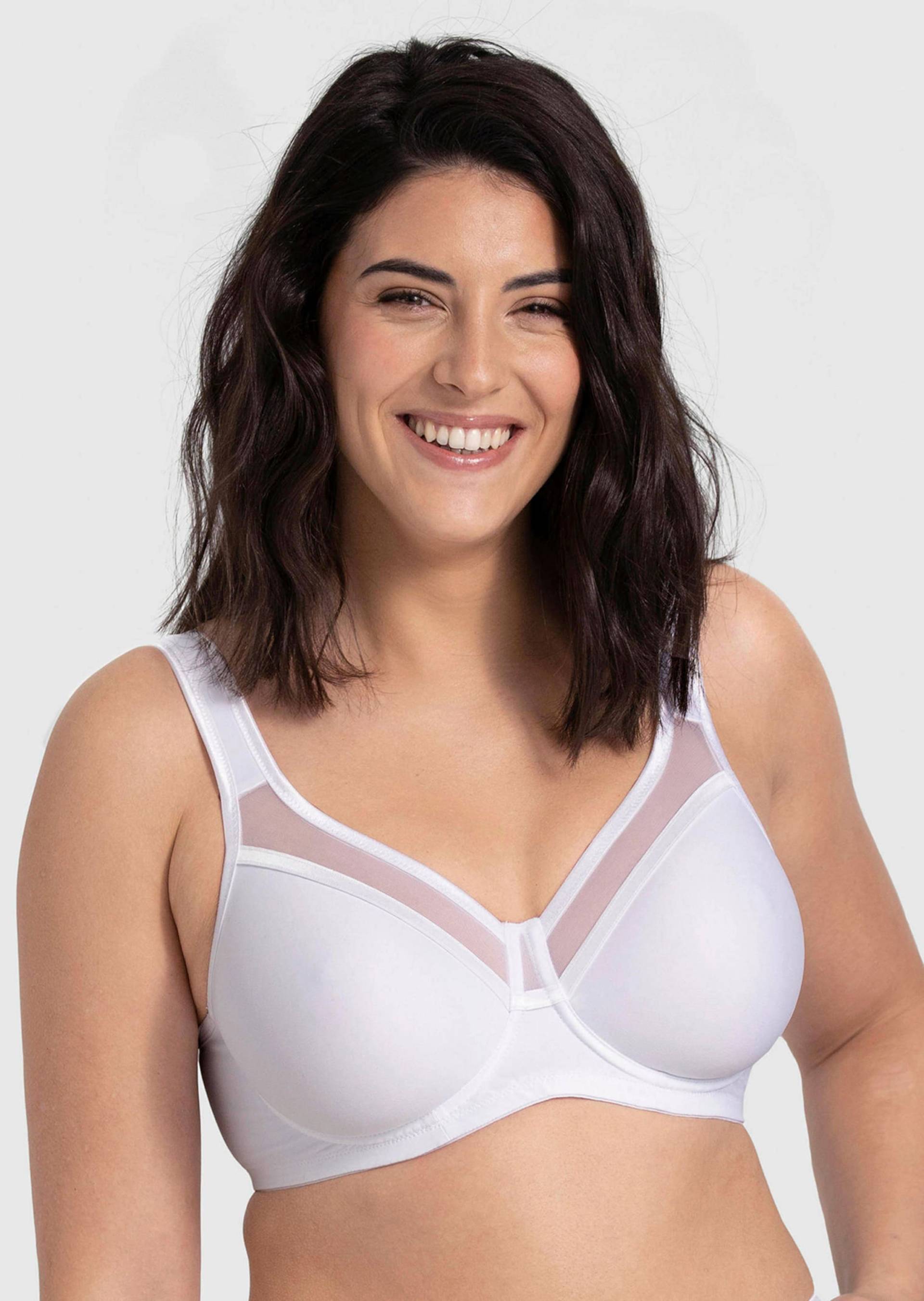 Kühlender T-Shirt-BH mit Bügeln - weiß - Gr. 80 B von Goldner Fashion von Goldner Fashion