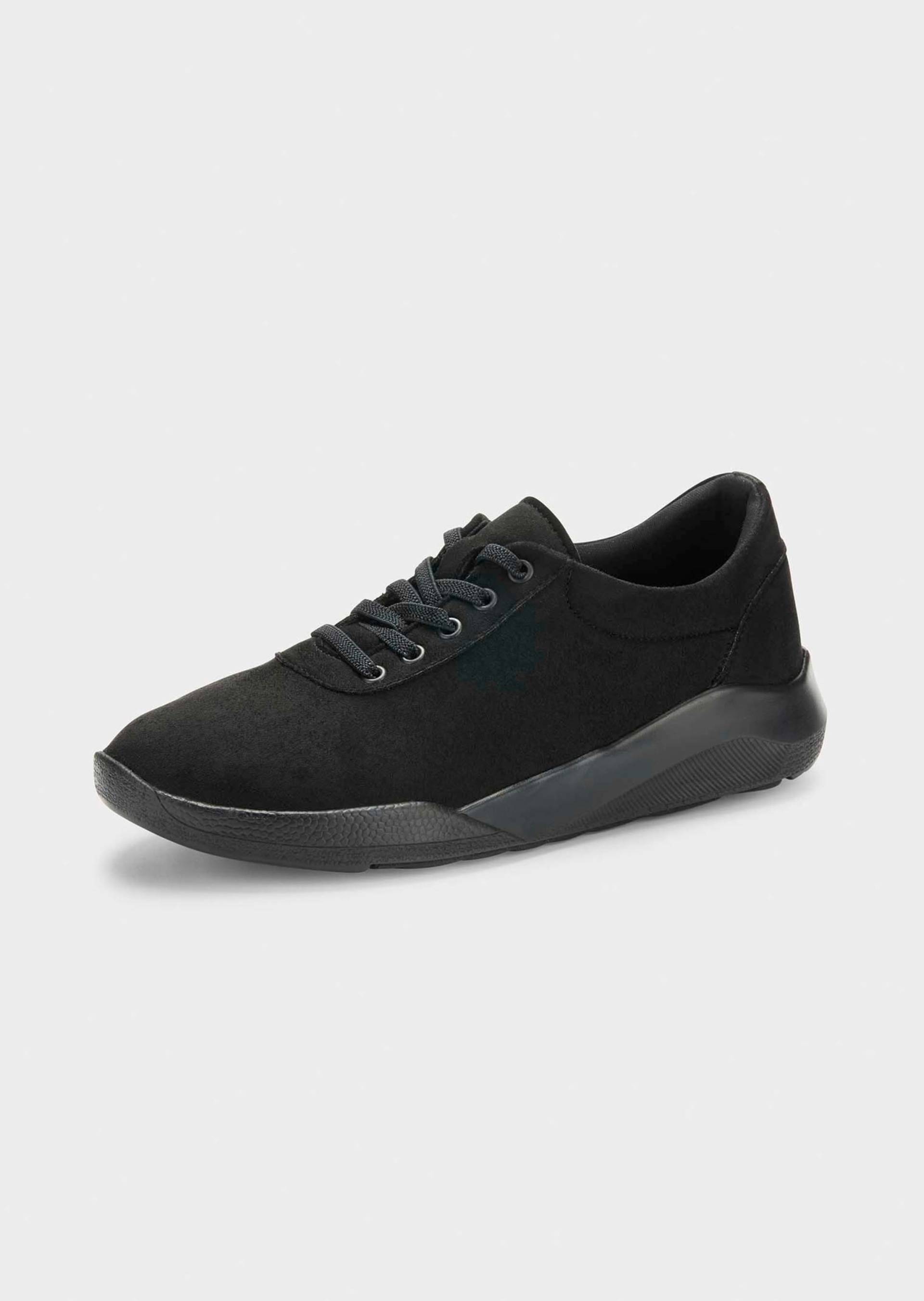 Leichter Sneaker mit Soft-Touch - schwarz - Gr. 39 von Goldner Fashion von Goldner Fashion