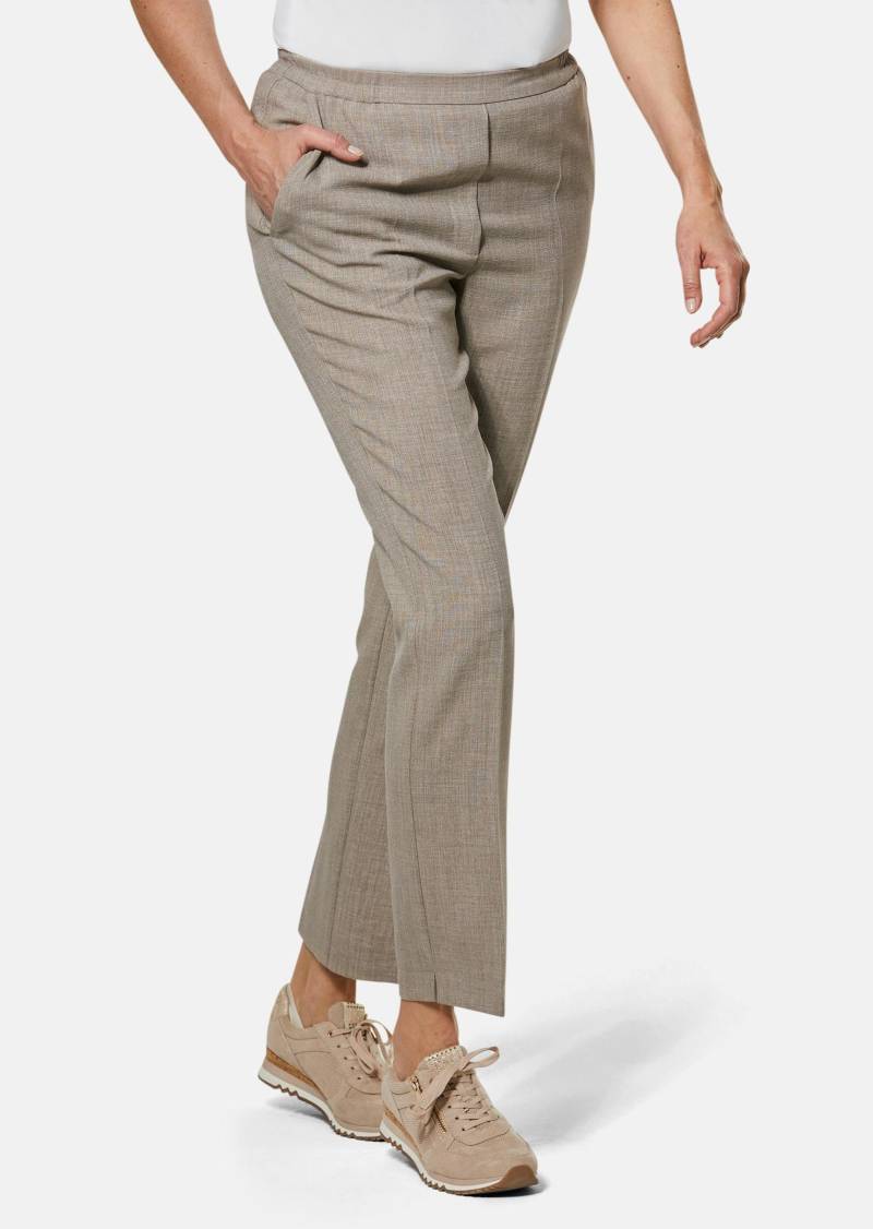 Leinenoptik-Schlupfhose - taupe - Gr. 265 von Goldner Fashion von Goldner Fashion