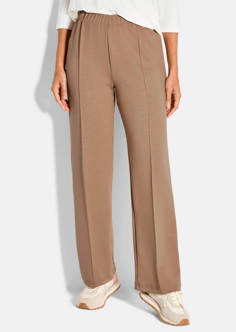 Locker fallende Jogginghose - beige - Gr. 54 von Goldner Fashion von Goldner Fashion