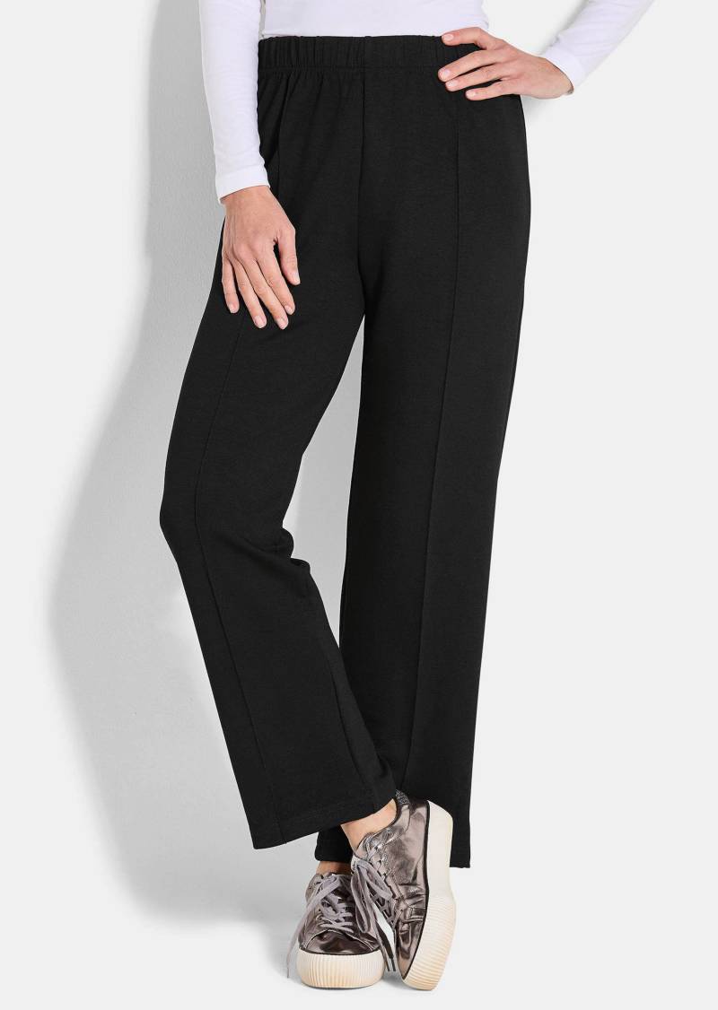 Locker fallende Jogginghose - schwarz - Gr. 40 von Goldner Fashion von Goldner Fashion