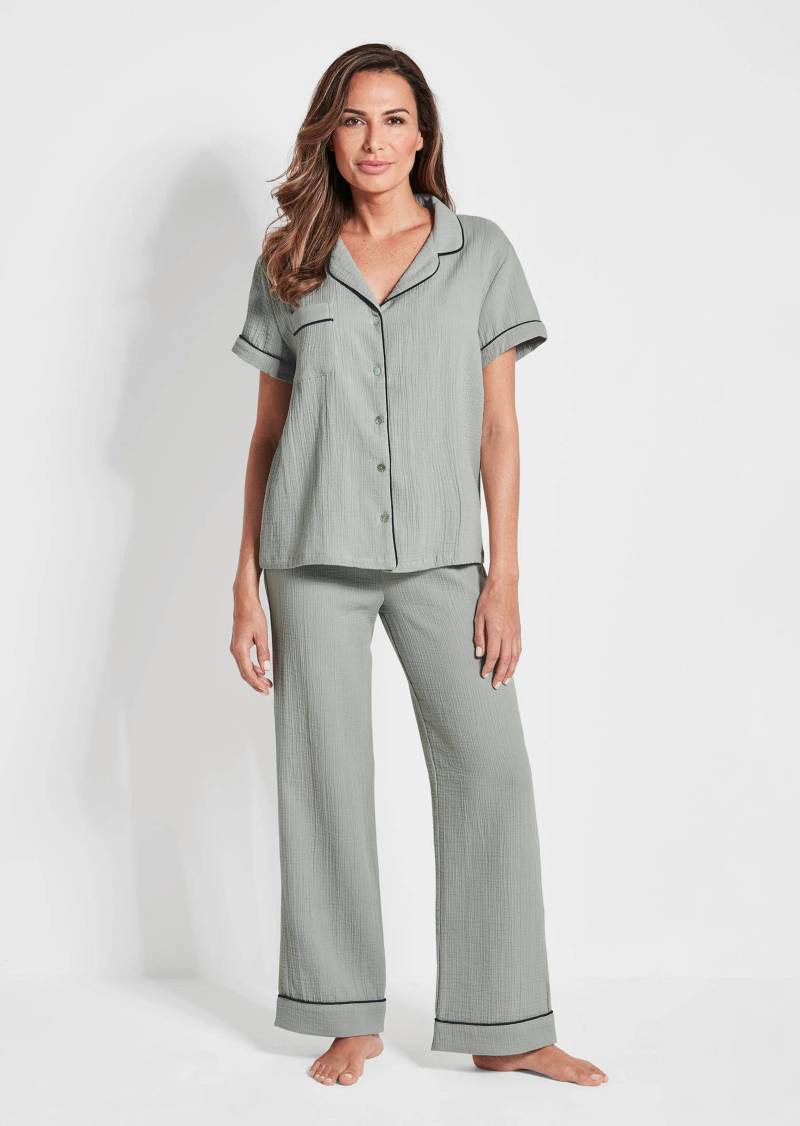 Musselin-Pyjama - mint - Gr. 24 von Goldner Fashion von Goldner Fashion