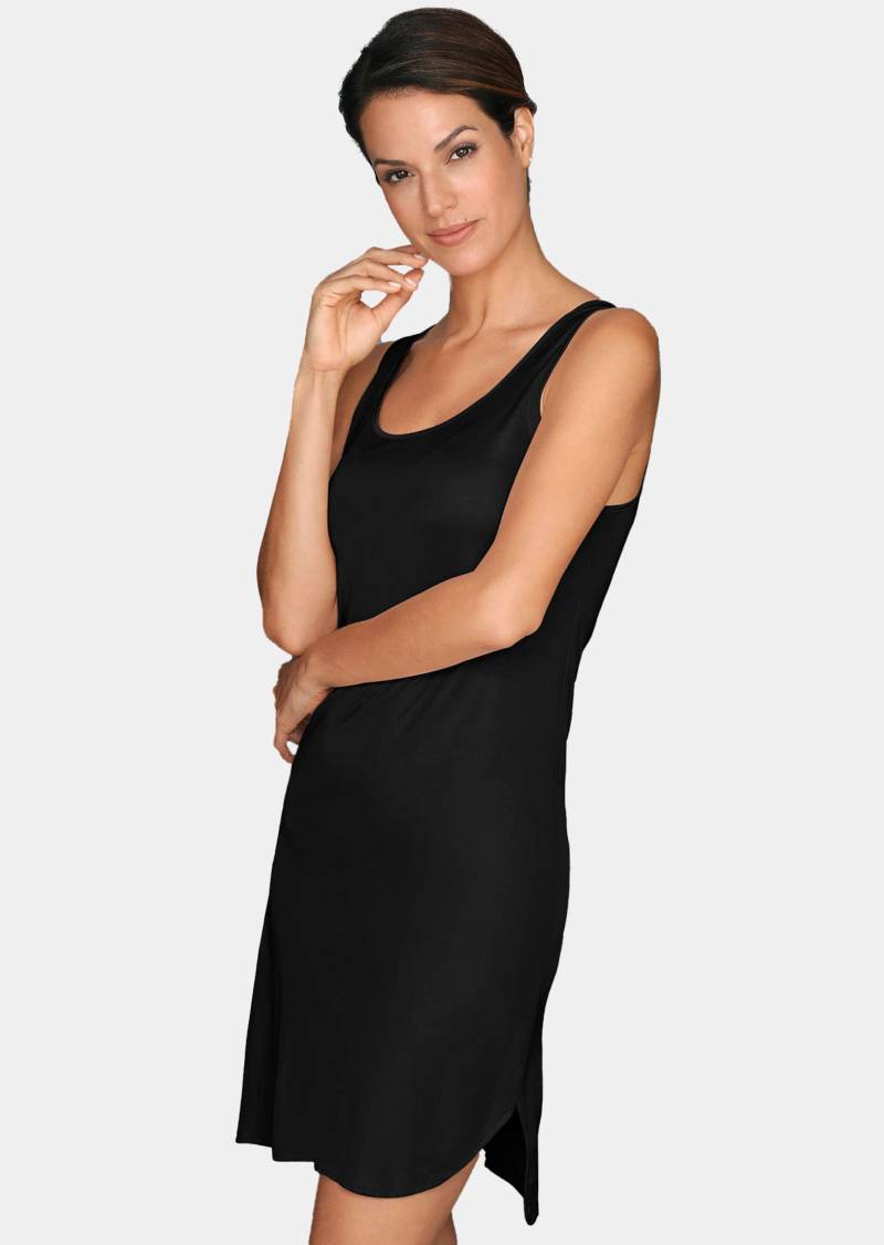 Negligé aus fließender Viskose - schwarz - Gr. 40 von Goldner Fashion von Goldner Fashion