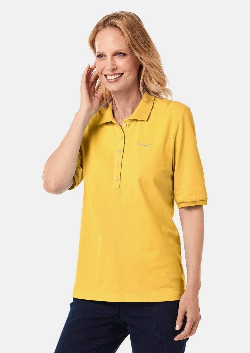 Poloshirt in hochwertiger Pikee-Qualität - honig - Gr. 38 von Goldner Fashion von Goldner Fashion
