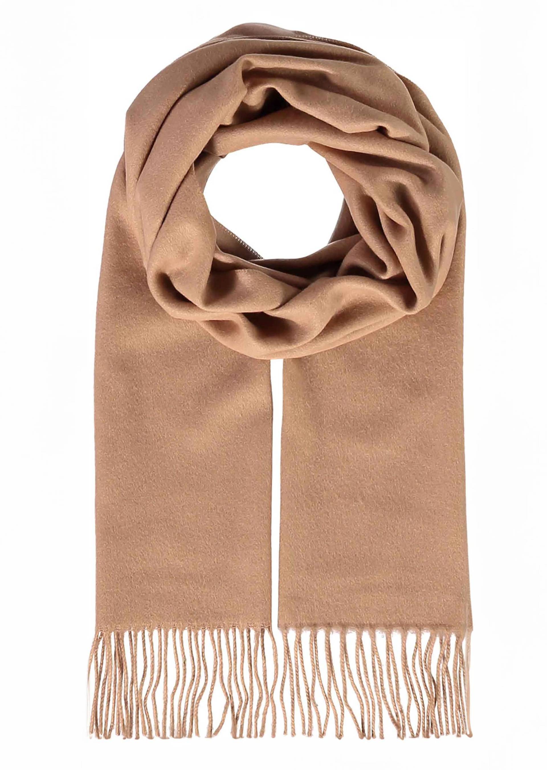 Schal mit Cashmere-Feeling - camel - Gr. Einheitsgröße von Goldner Fashion von Goldner Fashion