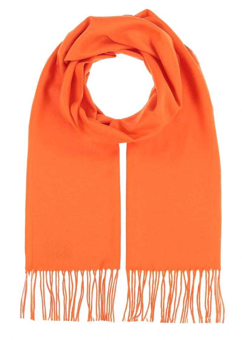 Schal mit Cashmere-Feeling - orange - Gr. Einheitsgröße von Goldner Fashion von Goldner Fashion