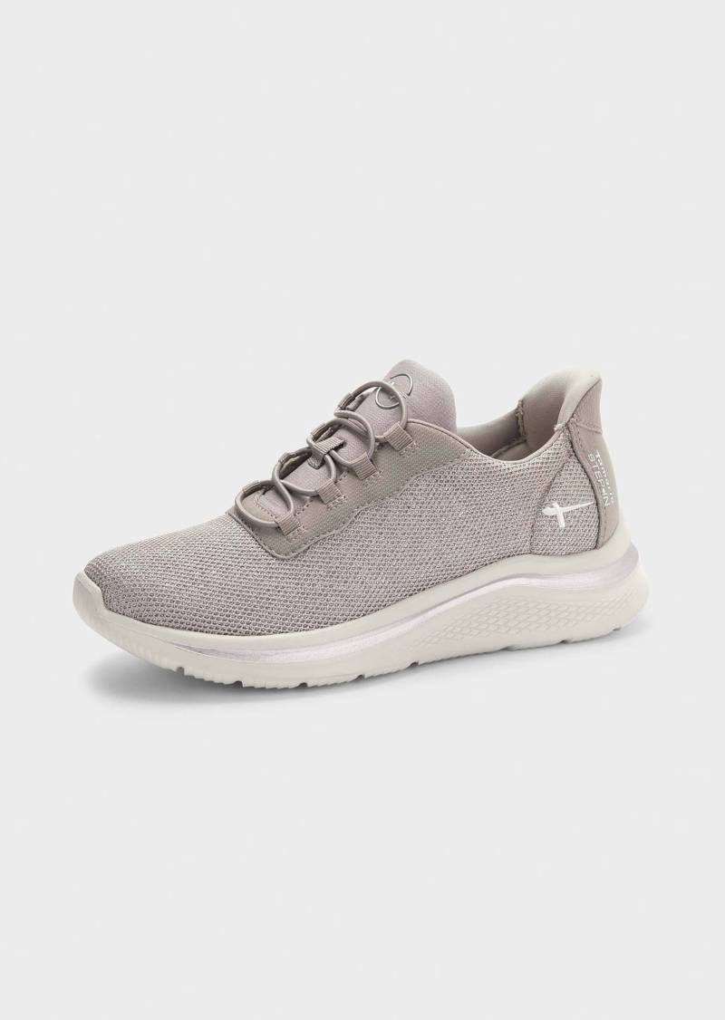 Slip-On-Sneaker mit Lurex - taupe - Gr. 39 von Goldner Fashion von Goldner Fashion