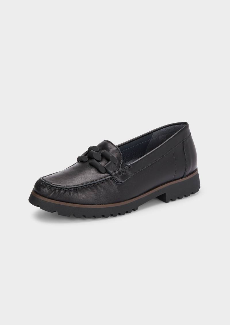 Slipper mit modischer Verzierung - schwarz - Gr. 39 von Goldner Fashion von Goldner Fashion