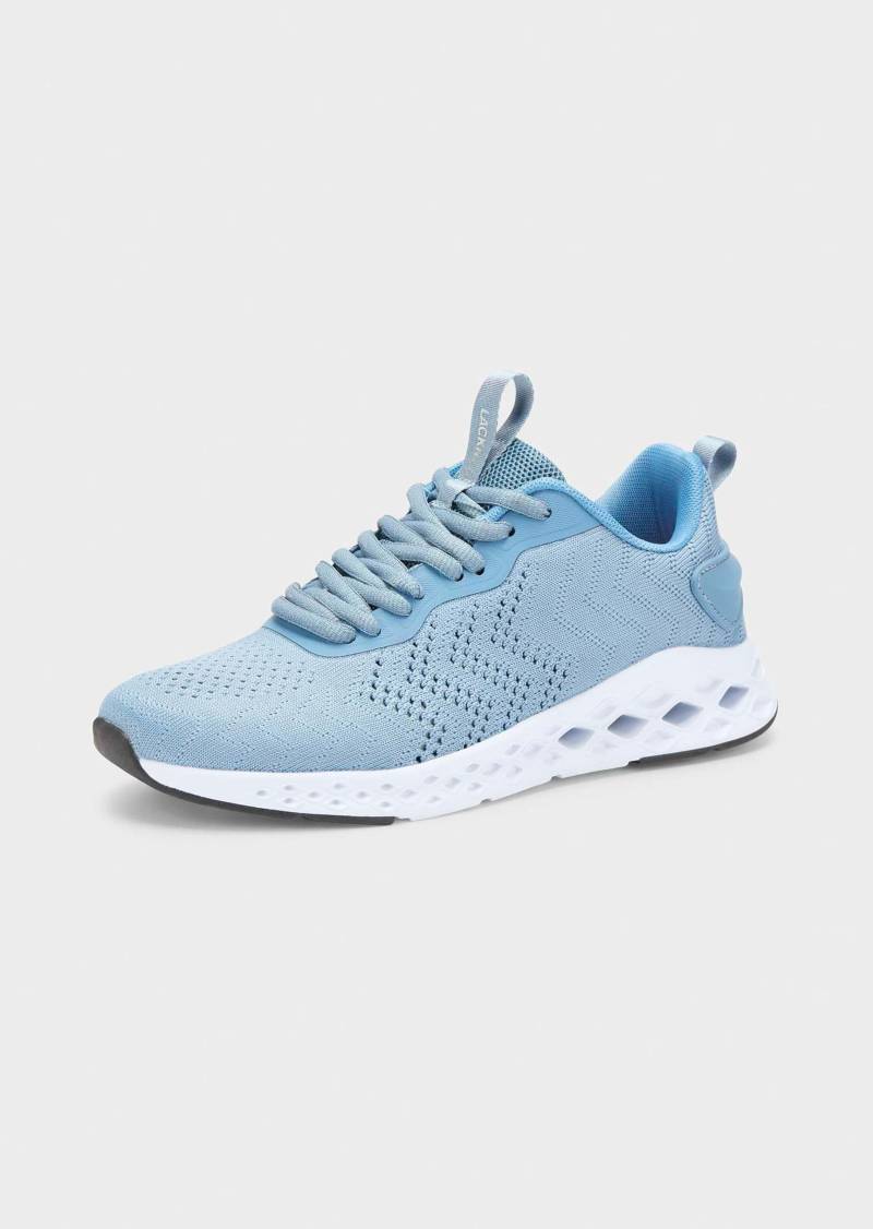 Sneaker aus Mesh mit Memory Foam - blau - Gr. 42 von Goldner Fashion von Goldner Fashion