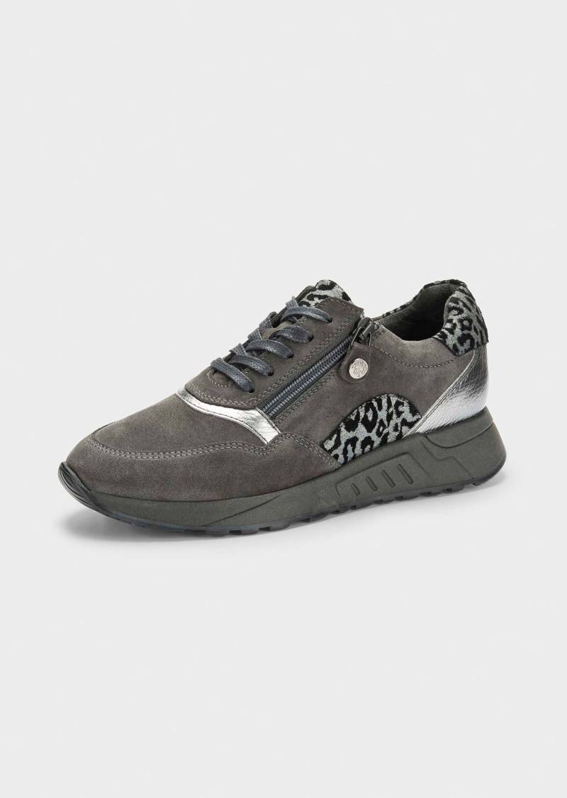 Sneaker aus Wildleder - grau - Gr. 41 von Goldner Fashion von Goldner Fashion