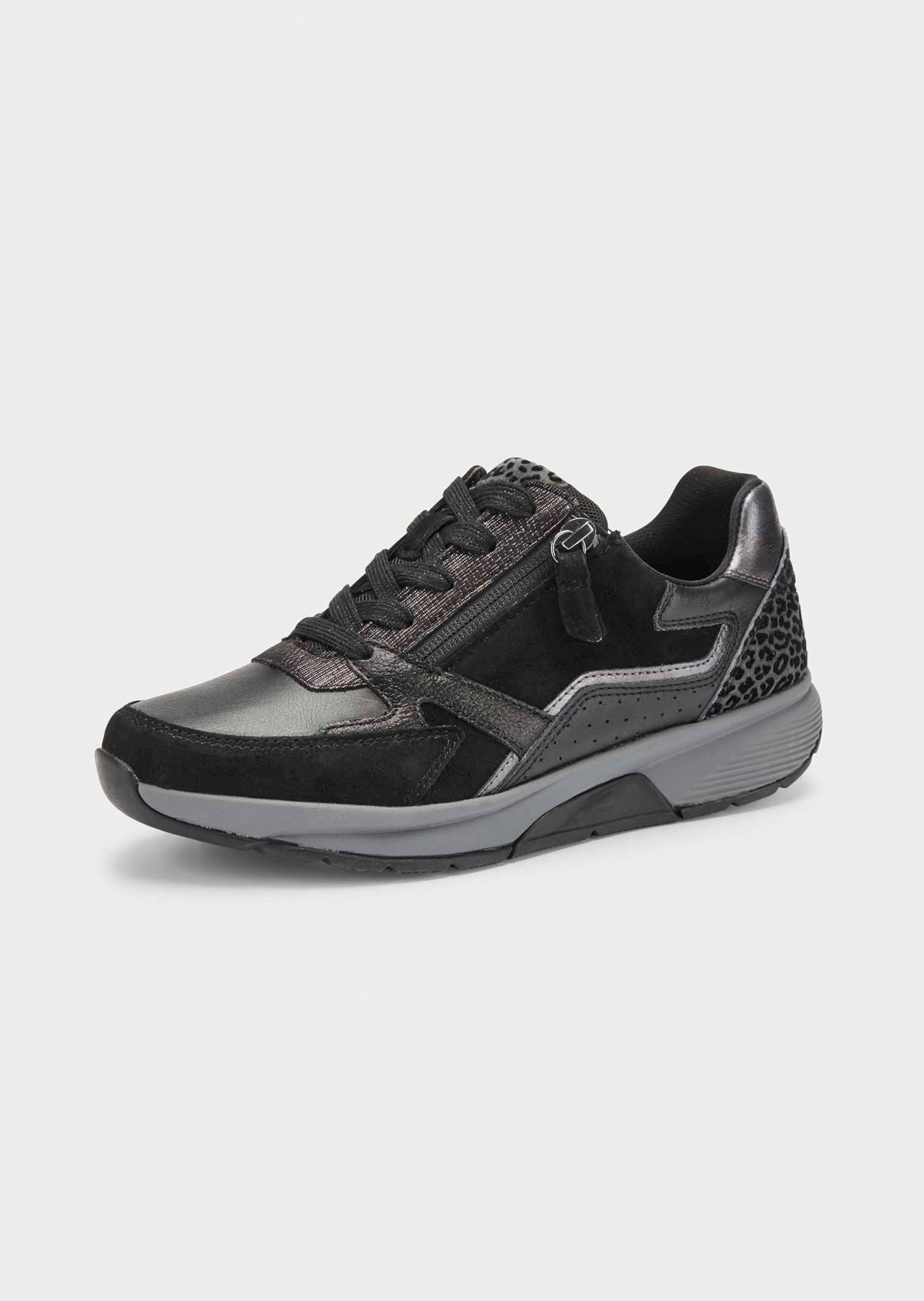 Sneaker mit Mesh-Futter - schwarz - Gr. 4 von Goldner Fashion von Goldner Fashion