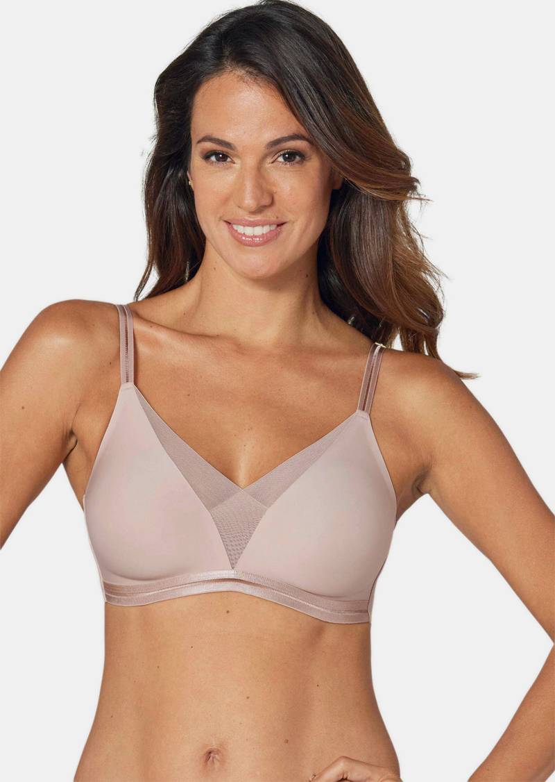 Softer Wohlfühl-BH ohne Schale und Bügel - caramel - Gr. 85 C von Goldner Fashion von Goldner Fashion