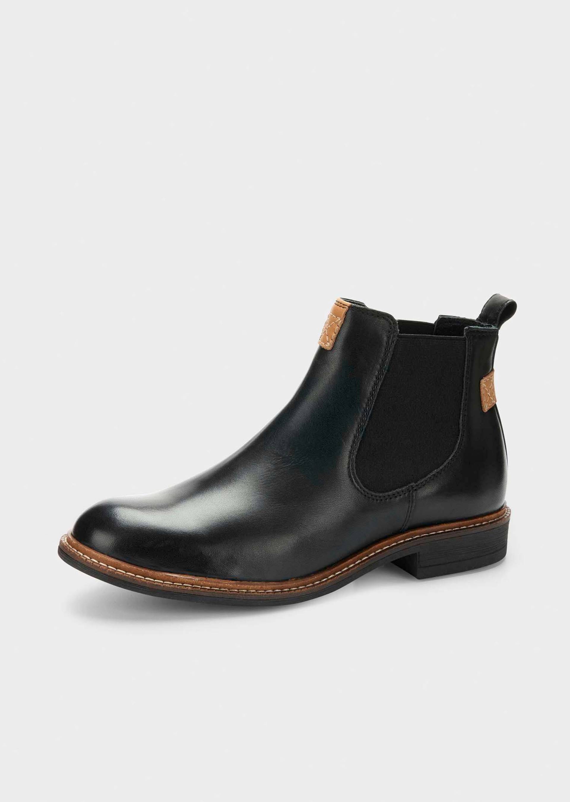 Chelsea Boots mit niedrigem Schaft - schwarz - Gr. 37 von Goldner Fashion von Goldner Fashion