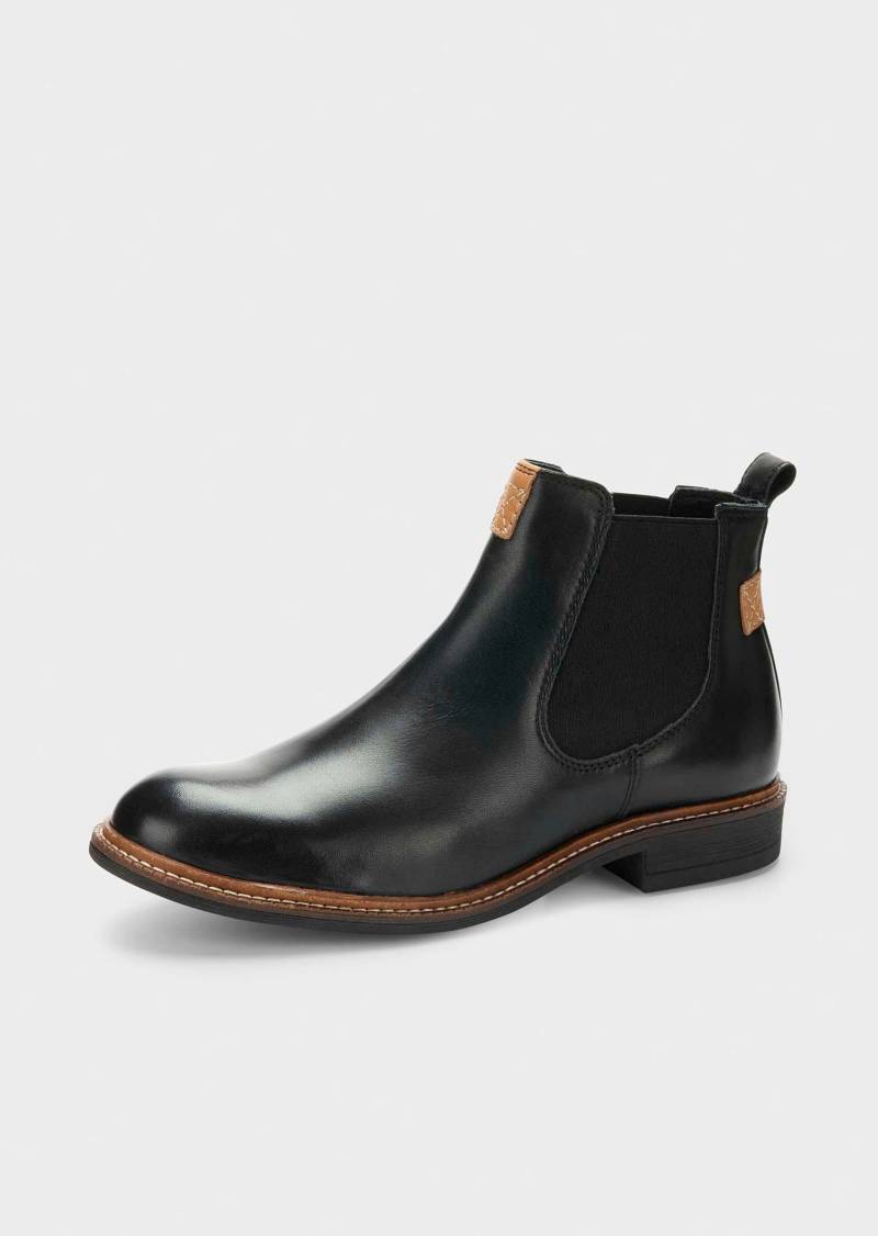Chelsea Boots mit niedrigem Schaft - schwarz - Gr. 42 von Goldner Fashion von Goldner Fashion