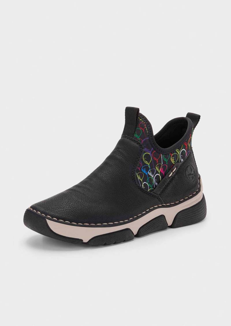 Stiefeletten mit Elastik-Einsatz - schwarz - Gr. 39 von Goldner Fashion von Goldner Fashion