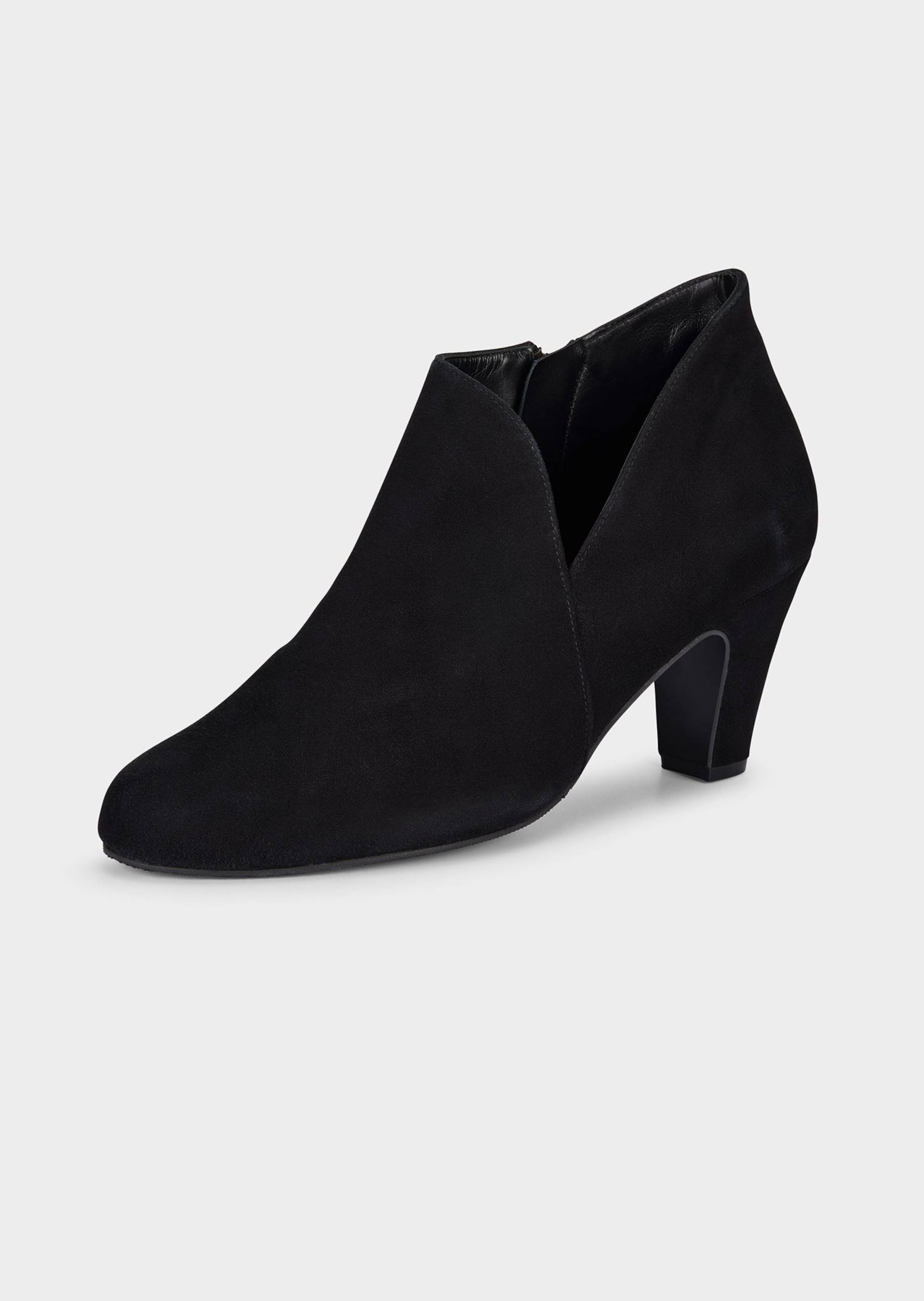 Feminine Stiefeletten mit Absatz - schwarz - Gr. 39 von Goldner Fashion von Goldner Fashion