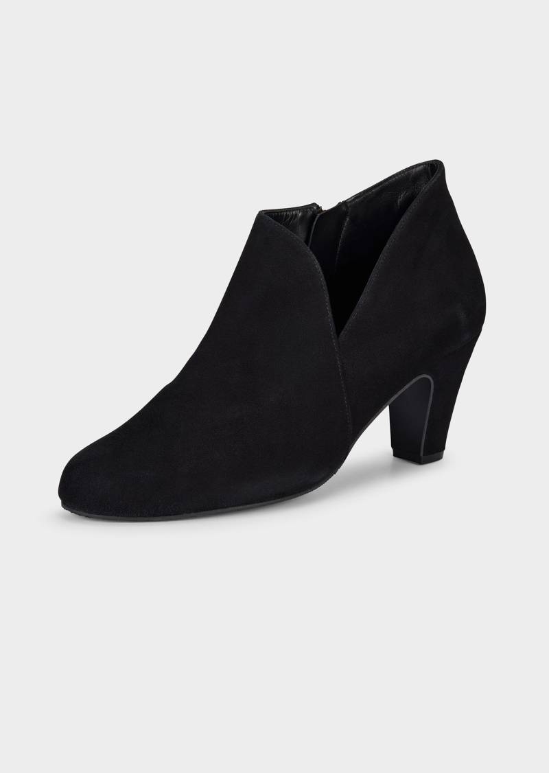 Feminine Stiefeletten mit Absatz - schwarz - Gr. 39 von Goldner Fashion von Goldner Fashion