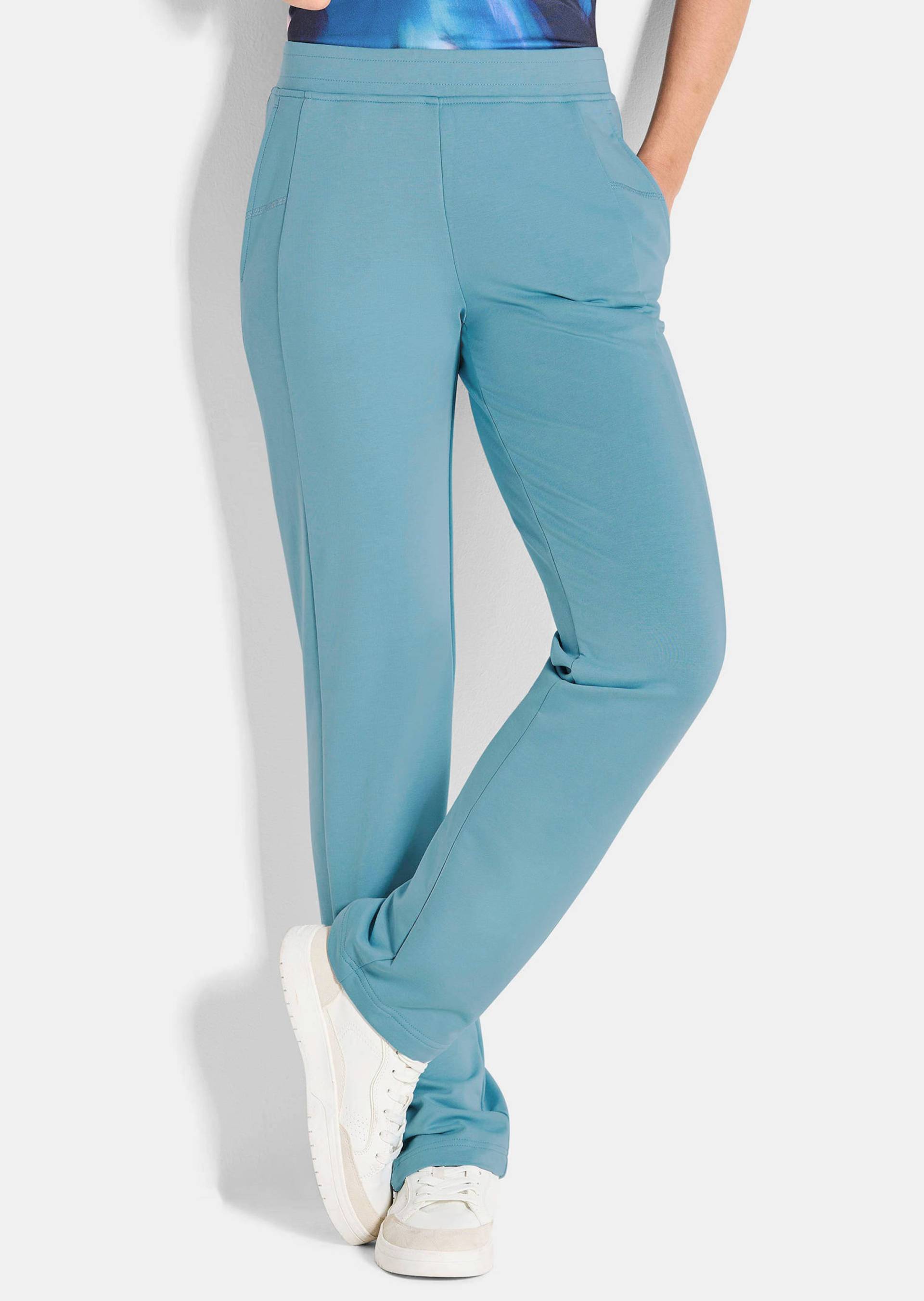 Sweathose mit Baumwolle - smaragd - Gr. 46 von Goldner Fashion Sweathose mit Baumwolle - smaragd - Gr. 46 von Goldner Fashion von Goldner Fashion