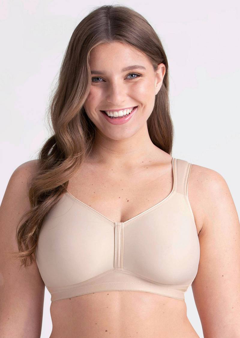 T-Shirt-BH ohne Bügel - beige - Gr. 105 C von Goldner Fashion von Goldner Fashion