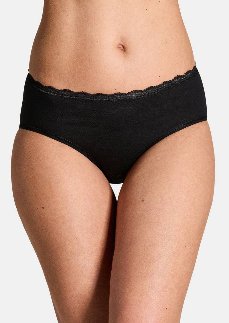 Taillenslip im 2er-Pack - schwarz - Gr. 42 von Goldner Fashion von Goldner Fashion
