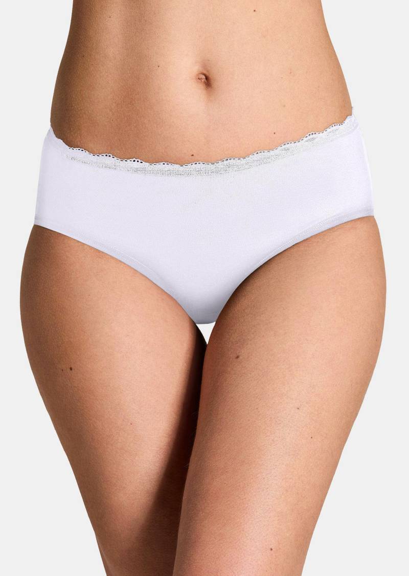 Taillenslip im 2er-Pack - weiß - Gr. 38 von Goldner Fashion von Goldner Fashion