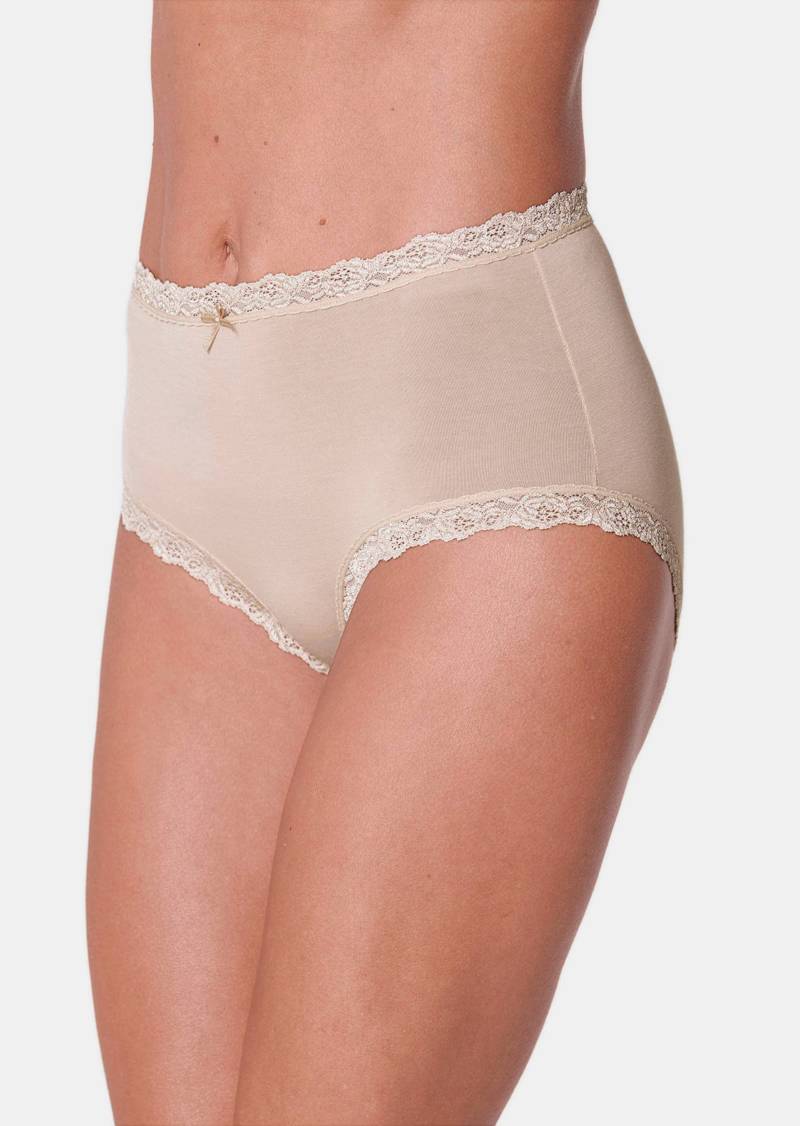 Taillenslip im 3er-Pack - caramel - Gr. 44 von Goldner Fashion Taillenslip im 3er-Pack - caramel - Gr. 44 von Goldner Fashion von Goldner Fashion