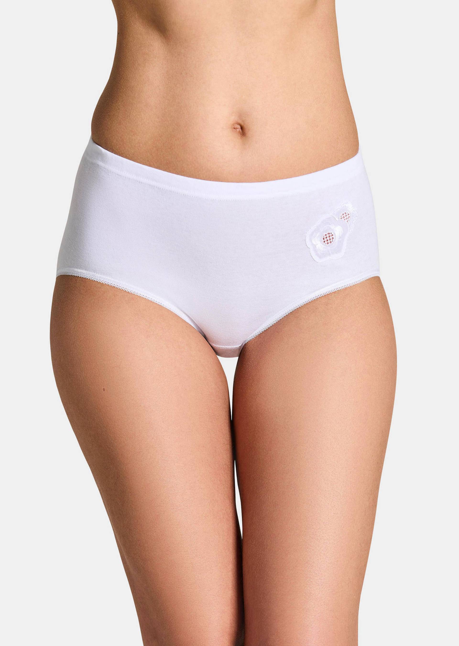 Taillenslip im 3er-Pack - weiß - Gr. 46 von Goldner Fashion von Goldner Fashion