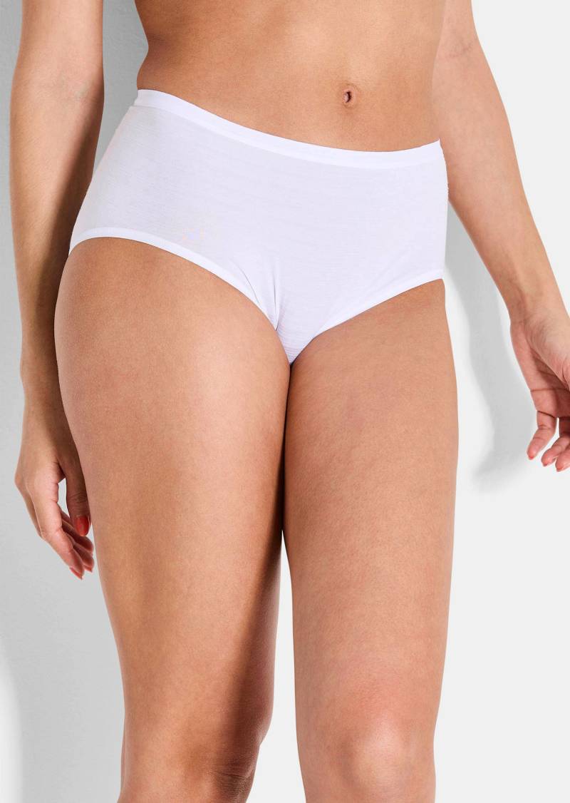 Taillenslip in Ringeloptik - weiß - Gr. 46 von Goldner Fashion von Goldner Fashion