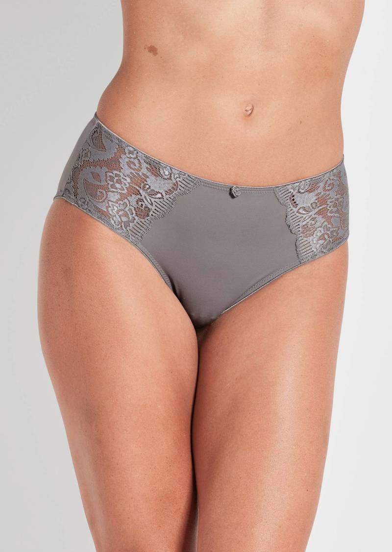 Taillenslip mit Spitze - taupe - Gr. 48 von Goldner Fashion von Goldner Fashion