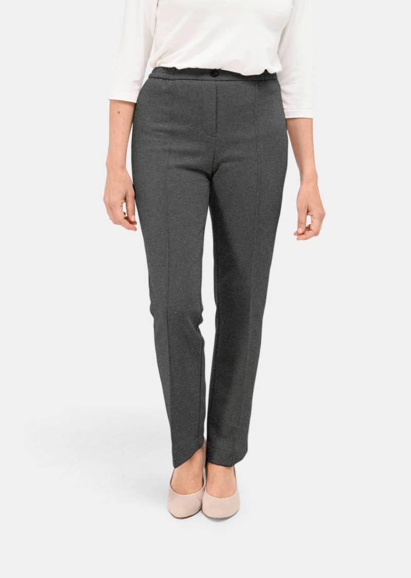 Thermo-Schlupfhose CARLA aus Jersey - grau / melange - Gr. 24 von Goldner Fashion von Goldner Fashion