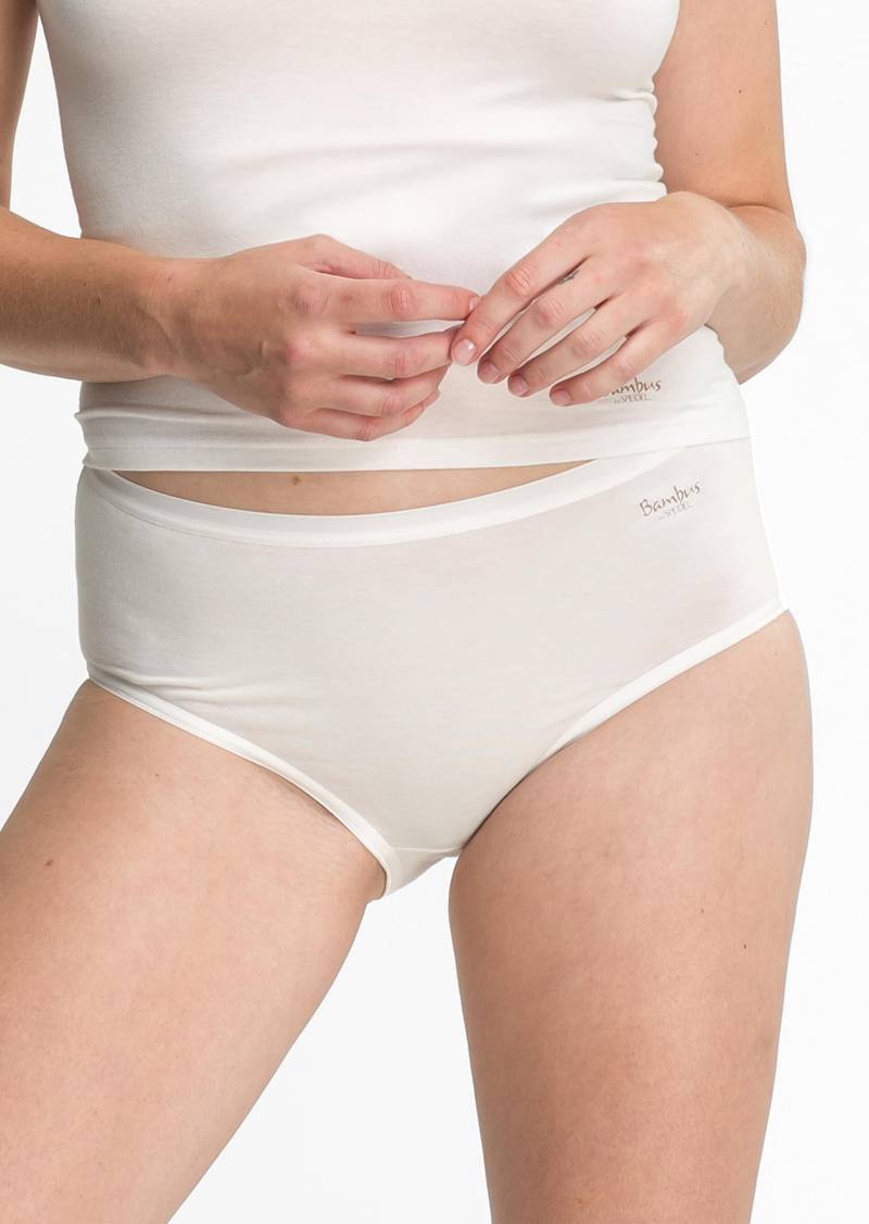 Trageangenehmer Slip mit Bambusfaser - cremeweiß - Gr. 48 von Goldner Fashion von Goldner Fashion