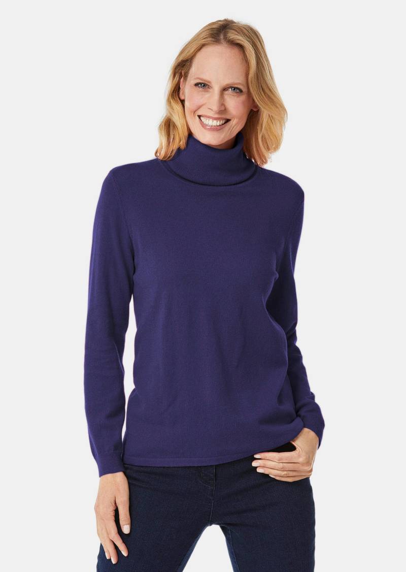 Trendiger Rollkragenpullover - dunkelblau - Gr. 25 von Goldner Fashion von Goldner Fashion