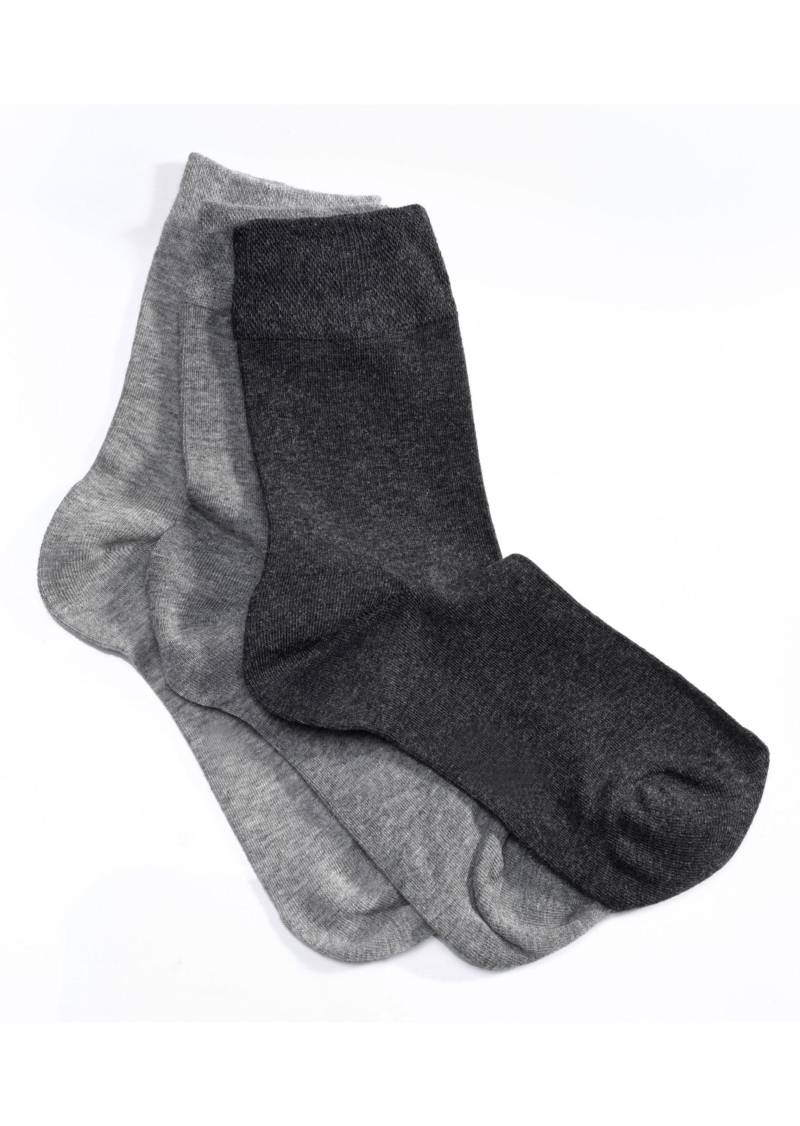 Venenfreundliche Socken, 3er-Set - grau - Gr. 1 von Goldner Fashion von Goldner Fashion