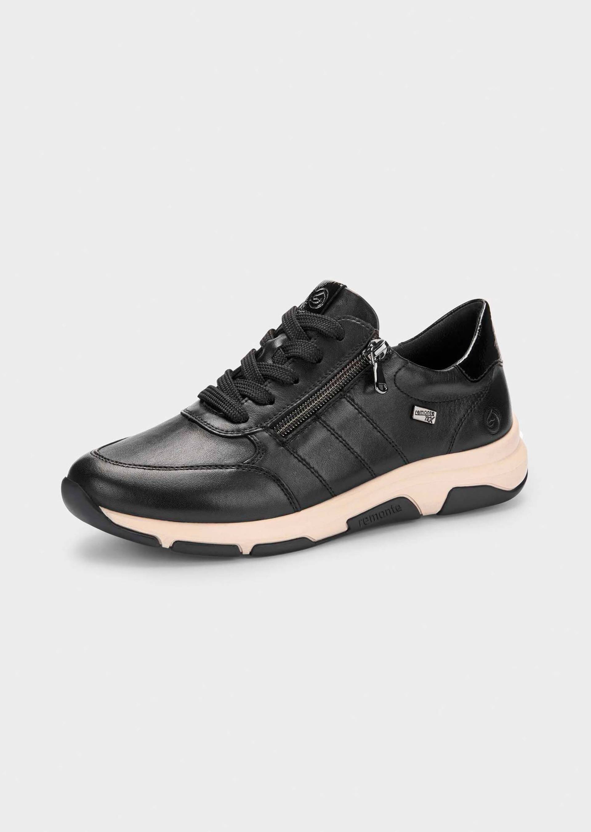 Wasserabweisender Sneaker aus Leder - schwarz - Gr. 39 von Goldner Fashion von Goldner Fashion
