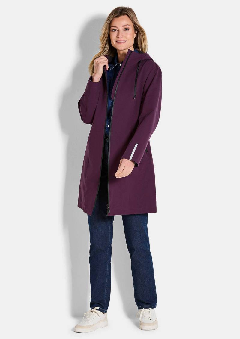 Wasserdichte Funktionsjacke mit Reflektoren - beere - Gr. 52 von Goldner Fashion von Goldner Fashion